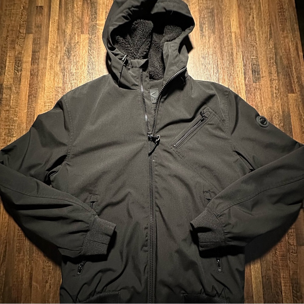 Michael Kors Black Hooded Jacket